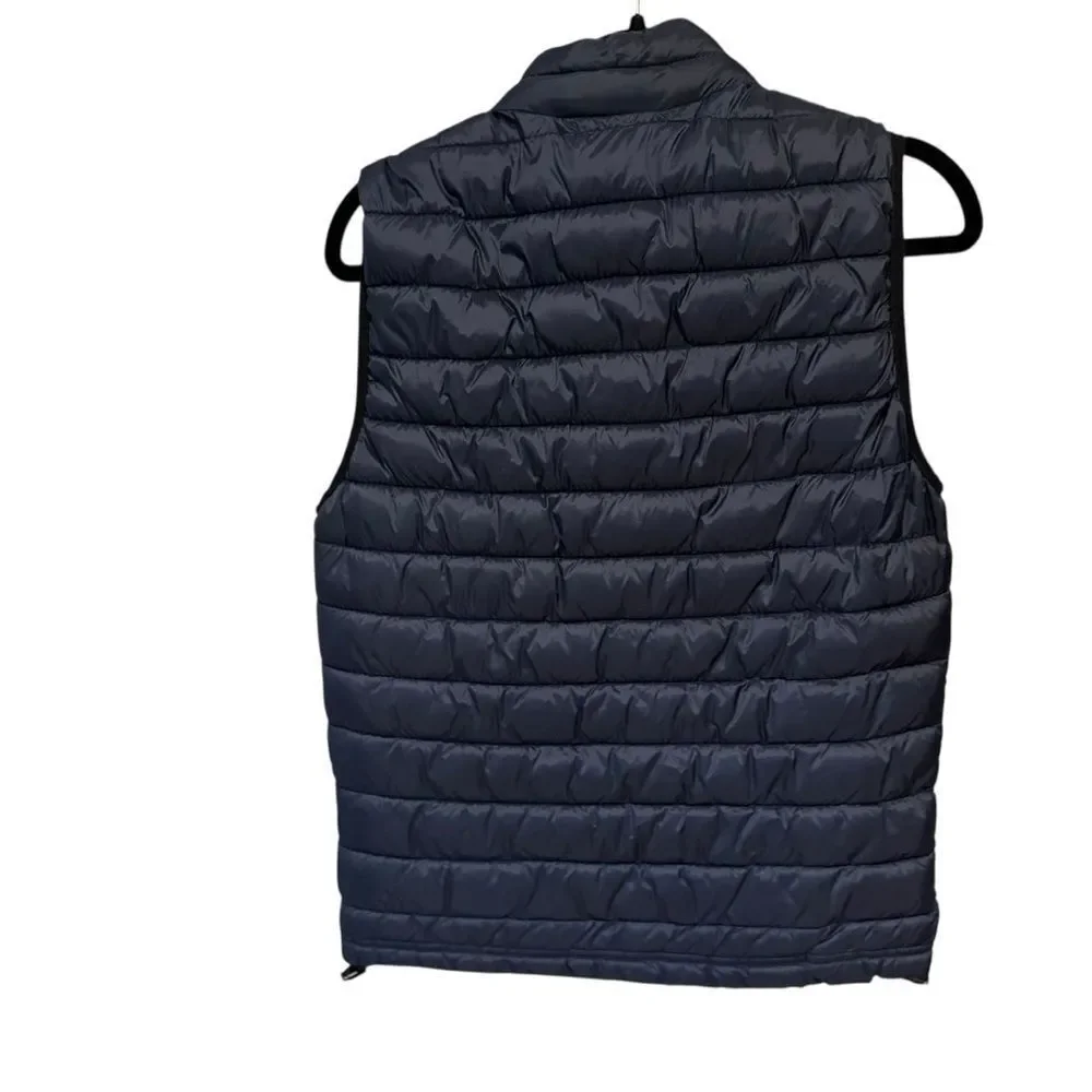 Aeropostale Navy Blue Nylon Puffer Vest